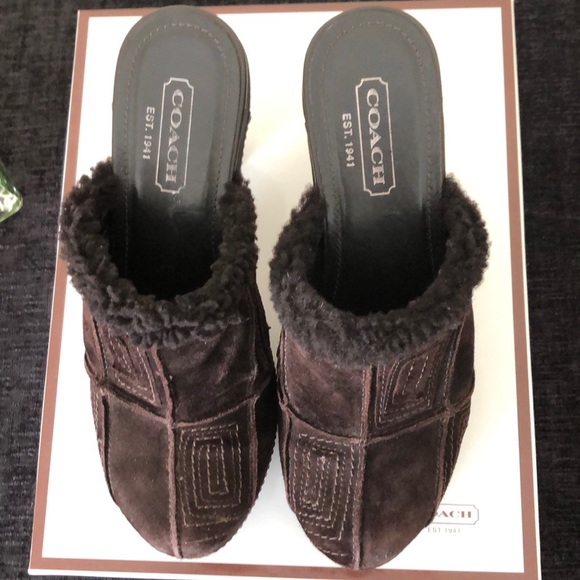 Coach Aubrey SDE/SHRD Wool Clog - Picture 5 of 6